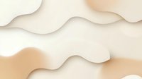 Elegant wavy layers in cream and beige tones create soft abstract background with depth and shadow effects, suitable for modern minimalist designs and presentations.