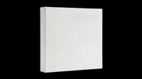 Blank white box isolated on transparent background, ready for packaging design, product mockups, branding projects, print-on-demand, and commercial applications.