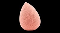 Pink makeup sponge blender isolated on transparent background, ready for beauty, cosmetics, T-shirt, sticker, print on demand, and sublimation design use.