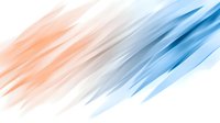 Abstract diagonal strokes in soft coral pink and sky blue colors blend into white center, creating dynamic motion and modern minimalist background design.