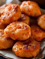 Golden seared scallops with caramelized surface in pan, gourmet seafood dish for restaurant menu, culinary photography, fine dining preparation.