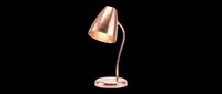 Copper desk lamp with flexible gooseneck arm, isolated on transparent background. Ready for T-shirt design, stickers, clipart, print on demand, and sublimation projects.