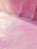 Abstract pink marble texture with soft gradient and natural stone patterns creates dreamy atmospheric background for luxury design and branding projects.