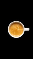 White ceramic cup filled with rich espresso coffee, isolated on transparent background. Ready for design use on t-shirts, clipart, stickers, print-on-demand products, and digital designs.