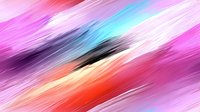 Vibrant diagonal brush strokes in pink, blue, and orange create dynamic abstract background with motion effect and flowing gradient transitions for modern design projects.