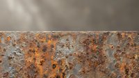 Weathered rusty metal surface with oxidized patina and corrosion texture, suitable for industrial backgrounds, grunge overlays, and design elements.