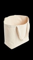 Canvas tote bag isolated on transparent background, ready for t-shirt design, clipart, stickers, print on demand, and sublimation projects.
