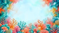 Vibrant underwater coral reef scene with colorful marine life and tropical fish in turquoise ocean waters for educational and decorative purposes.
