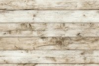 Rustic whitewashed wooden planks with natural grain texture and weathered surface create farmhouse style background for product photography and design projects.