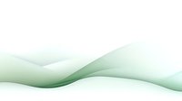 Soft flowing mint green waves create gentle abstract curves and undulating lines on white background, suitable for modern minimalist designs and presentations.