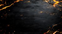 Dark textured background with glowing orange sparks and light trails along edges creating dramatic atmosphere for design projects and presentations.