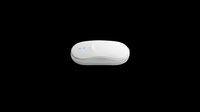 Sleek white wireless computer mouse isolated on transparent background, ready for T-shirt design, stickers, clipart, print on demand, and sublimation projects.