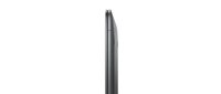 Sleek black pen with metallic accents isolated on white background, ready for design projects, branding, and office-related graphics.