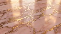 Luxurious rose quartz marble surface with golden veining and soft bokeh lighting, suitable for backgrounds, luxury branding, and premium design projects.