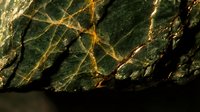 Green marble stone surface with golden veins and natural texture patterns for luxury interior design and architectural applications.