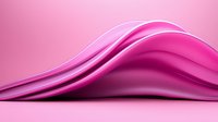 Smooth flowing pink waves create elegant abstract curves and layers against soft gradient background, suitable for modern business presentations and luxury branding designs.
