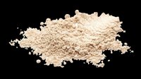 Beige powder isolated on transparent background, ready for cosmetics, makeup, design projects, sublimation, print-on-demand products, and digital artwork applications.