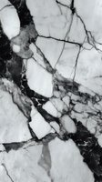 Natural white marble stone texture with dramatic black veining and cracks creating abstract patterns for luxury interior design and architectural backgrounds.