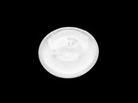 Transparent plastic dome lid for beverage cups, isolated on transparent background, ready for print-on-demand, sublimation, and design projects.