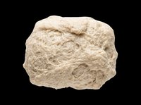 Beige textured stone rock isolated on transparent background, ready for design use in t-shirts, clipart, stickers, print-on-demand products, and digital crafts.