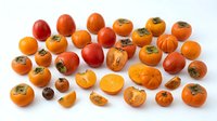 Medlar fruits isolated on white background, whole and sliced specimens showing orange and red tones, suitable for food, nutrition, and culinary design projects.