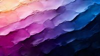 Abstract colorful gradient background with textured paint strokes transitioning from warm peach and pink tones through purple into deep navy blue, creating dynamic movement.