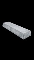 Concrete rectangular beam isolated on transparent background, ready for architectural renderings, construction graphics, building design projects, and print-on-demand materials.