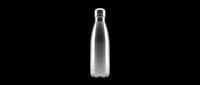 Stainless steel water bottle isolated on transparent background, ready for t-shirt design, clipart, stickers, print on demand, and sublimation projects.
