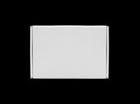 Blank retractable banner stand with gray fabric surface isolated on transparent background, ready for design use on print-on-demand products, sublimation, and marketing materials.