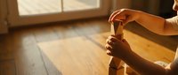 Woman hands holding warm coffee mug in cozy morning sunlight streaming through window creating peaceful atmosphere for relaxation and comfort at home.