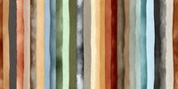 Vertical watercolor stripes in earthy and pastel tones creating a harmonious pattern for home decor, textiles, and digital backgrounds.