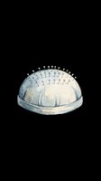 Vintage pincushion with metal pins isolated on transparent background, ready for clipart, stickers, sublimation, print-on-demand designs and craft projects.