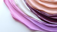 Smooth flowing waves in pink, white and purple create elegant abstract background with soft gradient transitions and luxurious silky texture for creative designs.