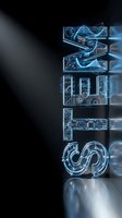 Futuristic holographic SCIENCE text with glowing blue wireframe technology elements and digital interface graphics on dark background for tech presentations.