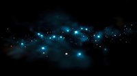 Stunning blue star cluster glowing against deep space darkness with bright stellar formations and cosmic dust clouds creating celestial astronomy backdrop.