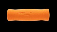 Orange foam roller isolated on transparent background, ready for fitness, wellness, and design projects like t-shirts, stickers, and print-on-demand products.