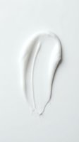 White cream or lotion smear on neutral background, isolated for skincare, cosmetics, and beauty product design applications.