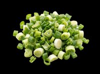 Chopped green onions and scallions isolated on transparent background, ready for culinary design, recipe graphics, food packaging, cooking blogs, restaurant menus, and print-on-demand products.