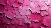 Pink textured oil paint surface with thick impasto technique creating dynamic relief pattern of abstract brushstrokes and palette knife marks on canvas.