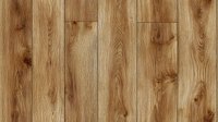 Natural oak wooden planks with distinctive grain pattern and knots creating rustic flooring texture, seamless background for interior design projects.