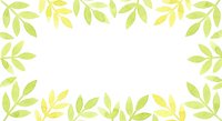 Watercolor green leaves frame border on white background. Natural botanical foliage design for spring summer projects, invitations, cards decoration.