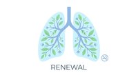 Human lungs filled with green leaves symbolizing respiratory health, clean air breathing, lung regeneration and natural healing for medical wellness concepts.