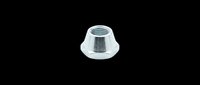 Zinc-plated steel hex flange nut isolated on transparent background, ready for hardware, industrial design, construction graphics, technical illustrations, and print-on-demand products.