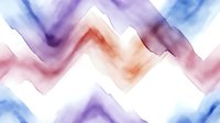 Abstract watercolor mountain silhouette in purple, blue, and orange hues on white background, creating a dreamy landscape effect.