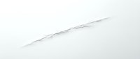 Isolated thin curved wire or thread on white background, suitable for design overlays, digital compositing, and graphic design projects.