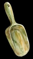 Watercolor illustration of a fresh okra pod with pale green and cream tones, isolated on transparent background. Ready for clipart, t-shirt design, print-on-demand products, stickers, and sublimation projects.