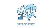 Data science brain with network connections, charts, and magnifying glass on white background for technology presentations and analytics projects.