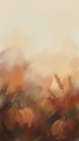 Autumn harvest scene with orange pumpkins and wheat stalks in warm golden light creating cozy seasonal atmosphere for fall decorations and thanksgiving.