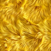 Luxurious golden fur texture with flowing wavy pattern creates seamless background for luxury fashion and abstract design projects.