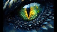 Macro close-up of reptile eye with yellow-green iris and vertical pupil, detailed scaled skin texture, dramatic lighting, wildlife photography.